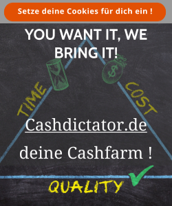 Deine Cookies, dein Geld- werde nun Cashdictator®